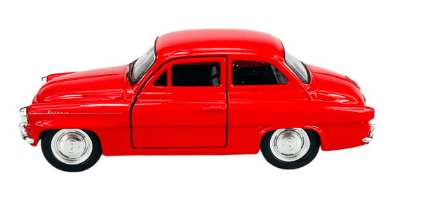 WELLY 1959 SKODA OCTAVIA PUNAINEN 1:34 43824
