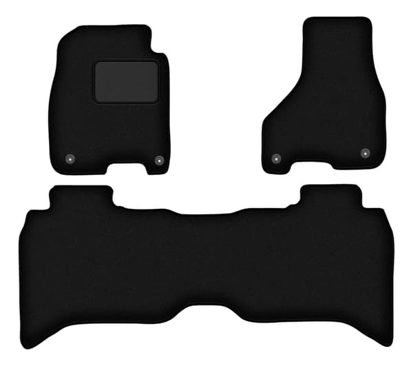Velourmattor set för Dodge RAM DS DJ 1500 pickup (2012-2020)