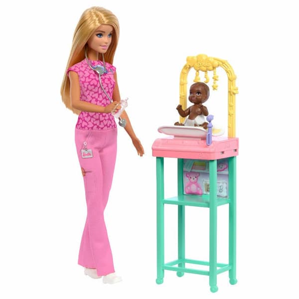MATTEL Barbie Karriär Barnläkare Docka JCR72 /6