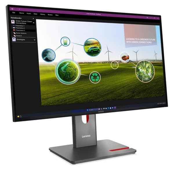 LENOVO ThinkVision P27Q-40 27" QHD IPS -näyttö, musta