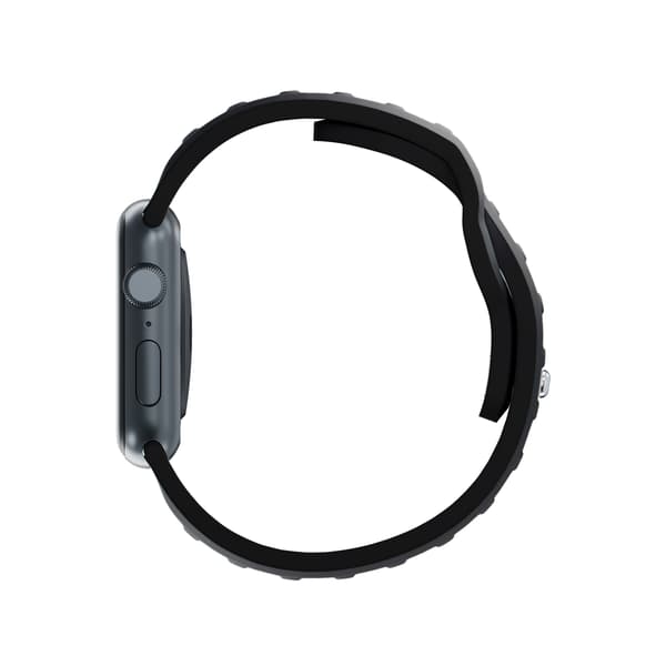 42/44/45/46/49 mm Sort (stor) - 3mk Silikone Urrem til Apple