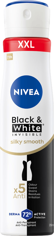 NIVEA Black & White silkeblød antiperspirant spray 250 ml