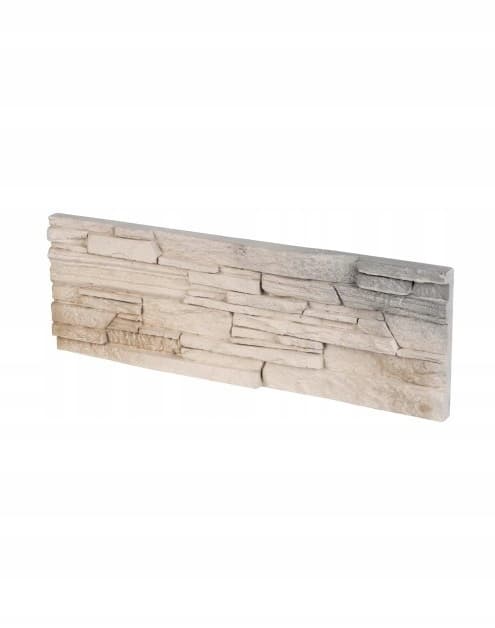 Facadefliser 38,5x13 cm dekorativ gipssten beige 0,45m2