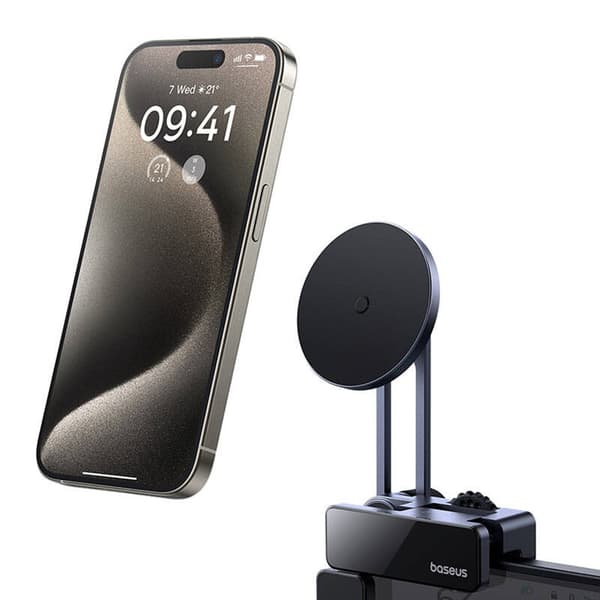 Baseus MaxView magneettinen autonpidike näytölle (harmaa)