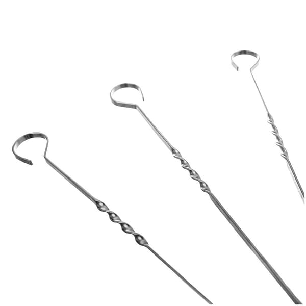 Teräksiset kebappiikat 38,5 cm 10 kpl