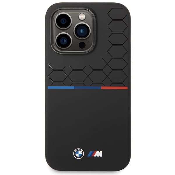 BMW BMHCP15X22SMPK iPhone 15 Pro Max6,7 sort/sort silikonemønster