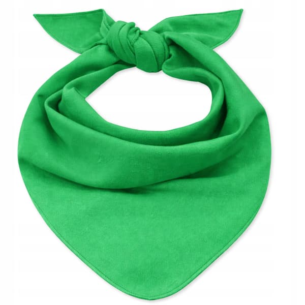 Triangulär halsduk bomullsbandana rostgrön
