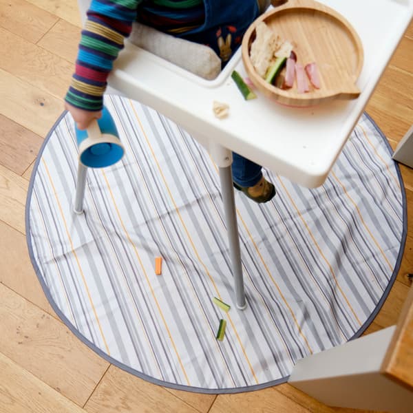 HØJSTOLEUNDERLAG, rund, diameter 120 cm, PRINS LØVHJERTE
