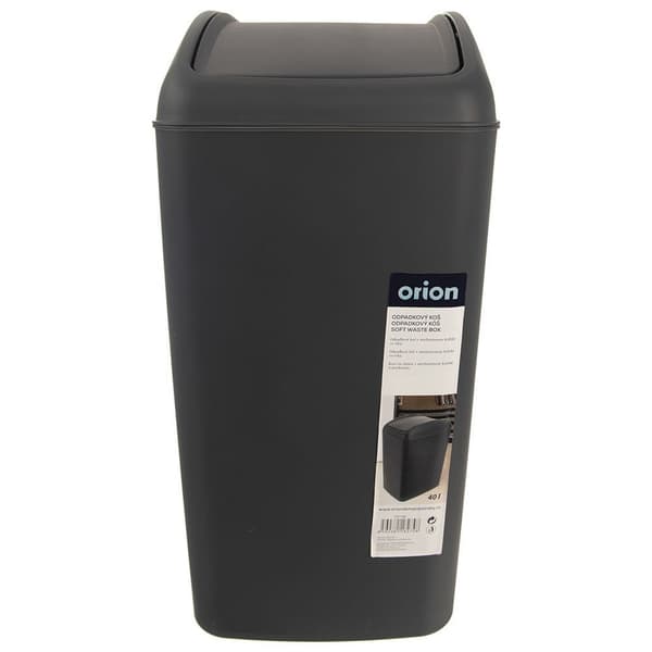Plast sopkärl grå 40 liter