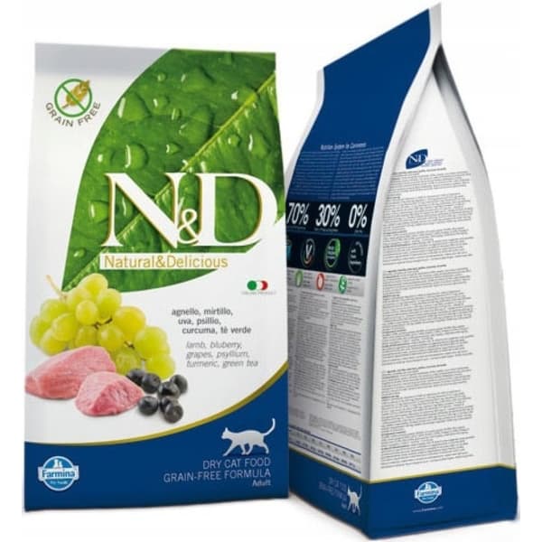 Farmina N&D Prime torrfoder för katter 5 kg lamm