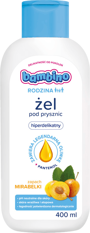 BAMBINO Perhe Suihkugeeli hyperherkkä mirabella 400 ml