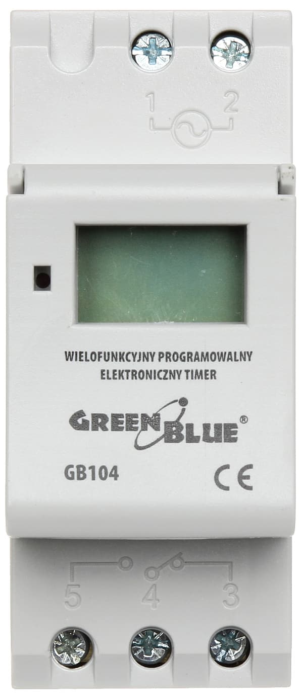 GB-104 programmbar elektronisk tidsstämpelklocka