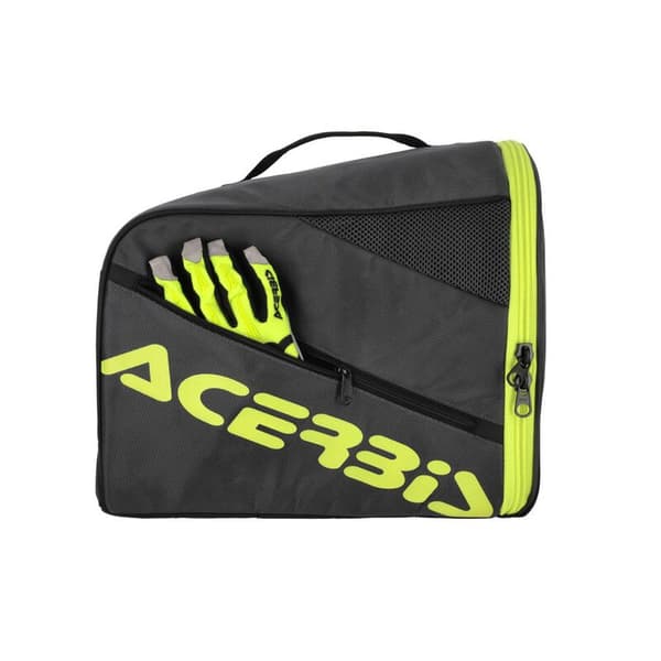 ACERBIS X-Linear hjelmtaske neon gul/sort, kompakt design
