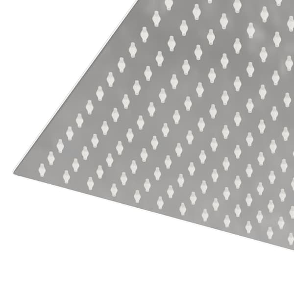 vidaXL regnbruserhoved 304 rustfrit stål 40x40 cm firkantet