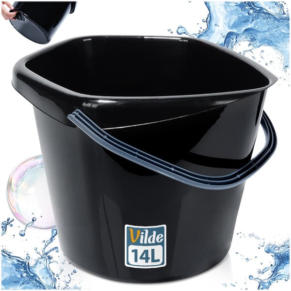 Svart plasthink 14 liter