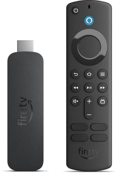 AMAZON Fire TV Stick 4K 2024 Sort Medieafspiller