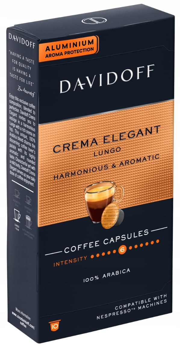 Tchibo DVC Crema Elegant Lungo 10 koppar x 10
