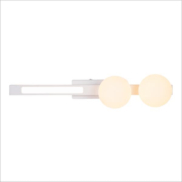 Vägglampa Magnet LED Vit Alu Milagro ML1139