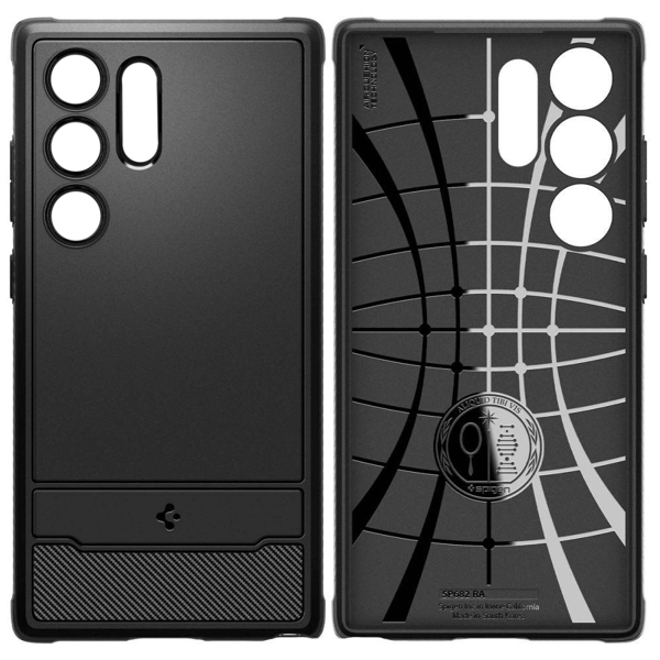 SPIGEN RUGGED ARMOR GALAXY S24 ULTRAMATTSVART