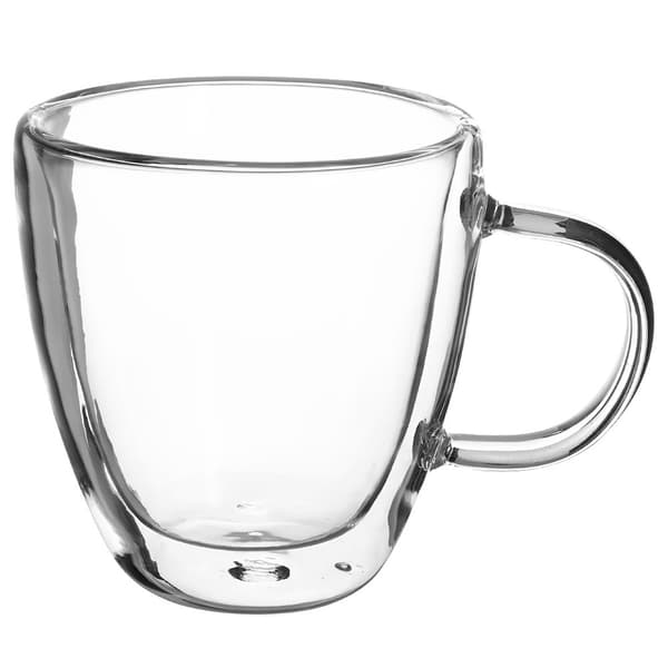 Double termisk glas med dobbelt væg til kaffe latte 180 ml