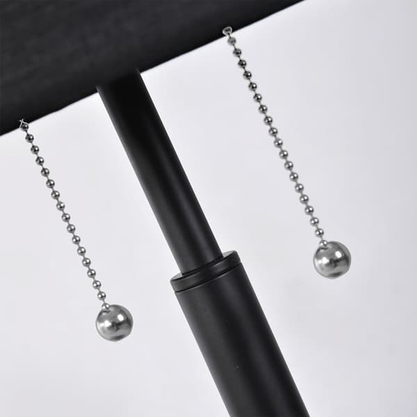 FOGO 2 E27 BORDLAMPE SORT LYS PRESTIGE LP-0304/2T BK
