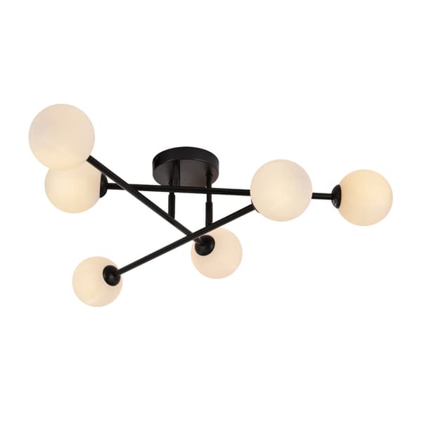 Loftlampe Dorado 6 G9 Sort Lys Prestige LP-002/6C Sort
