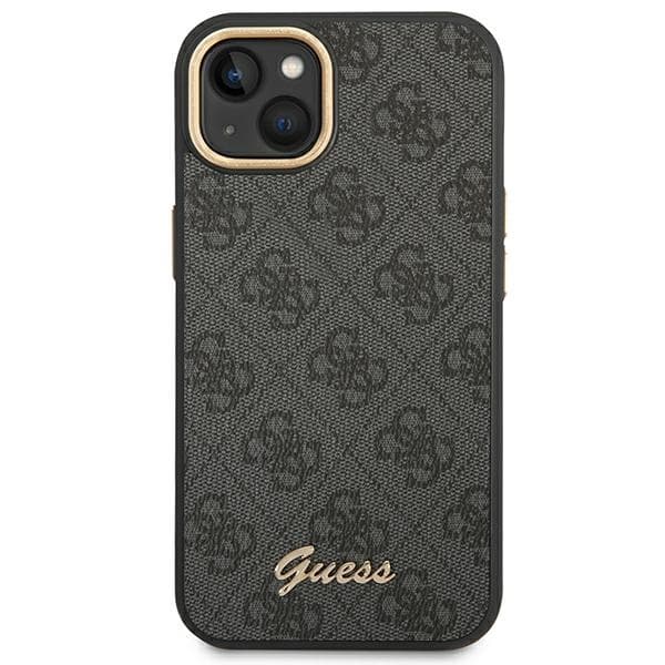 Guess 4G Metal Camera Outline Cover - iPhone 14 Plus Cover (Sort)