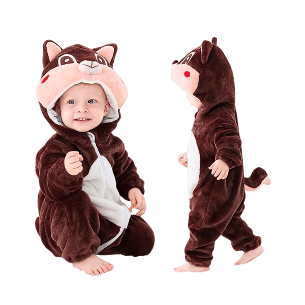 Pyjamasdräkt Ekorre Baby 80: 65-75 cm