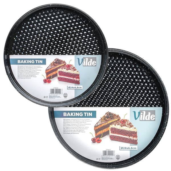 Tortform utdragbar granitöversättning 24/28 cm 2-pack