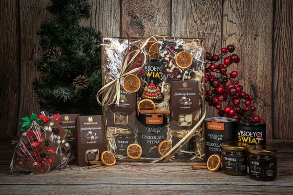 Gavekurv te og chokolade gave højtider