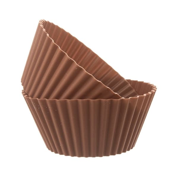 Bruna silikon muffinsformar SILLINIE 5,5 cm 6 st