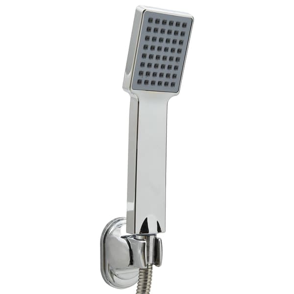 vidaXL Duschmunstycke med slang 1,5 m, krom