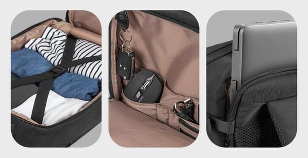 NATEC Camel Lite 15.6 19 l Reppu Musta