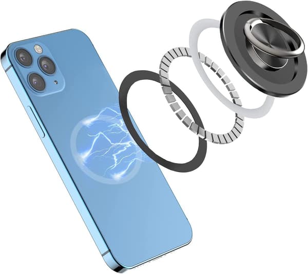 MAGNETISK SØLVFINGER TELEFONHOLDER