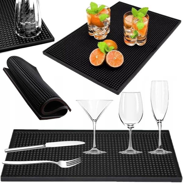 Bartendermatta för torkning av disk, avrinningsställ 45x30 cm