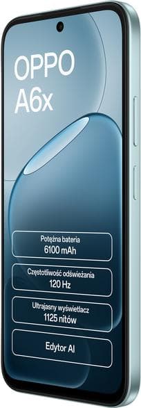 OPPO A6x 4G (LTE) Smartphone 128GB/4GB Blå