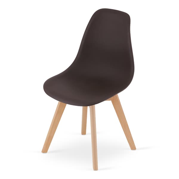 KITO stol kaffe / naturlige ben x 2