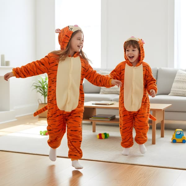 Kigurumi pyjamas kostume tiger 115-125cm