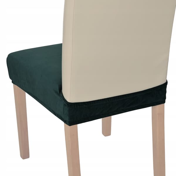 Stolsätesöverdrag hög velour TESS grön