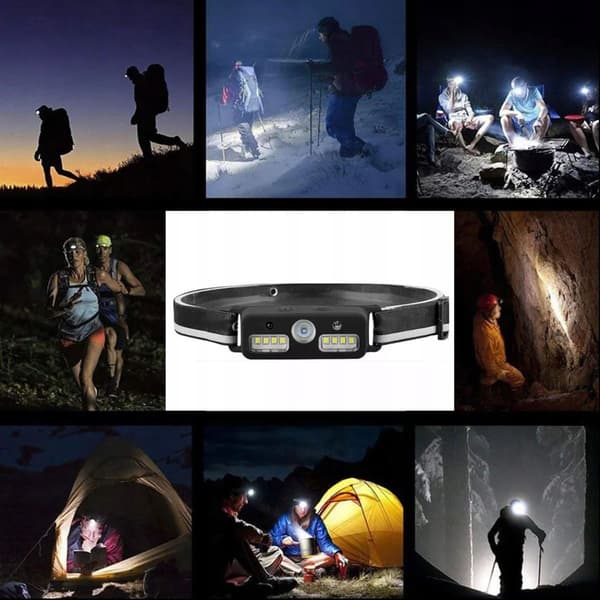 GENOPLADELIG LED-PANDELAMPE MED BEVÆGELSESSENSOR