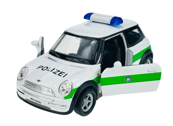 WELLY MINI COOPER POLISGRÖN 1:34 49766