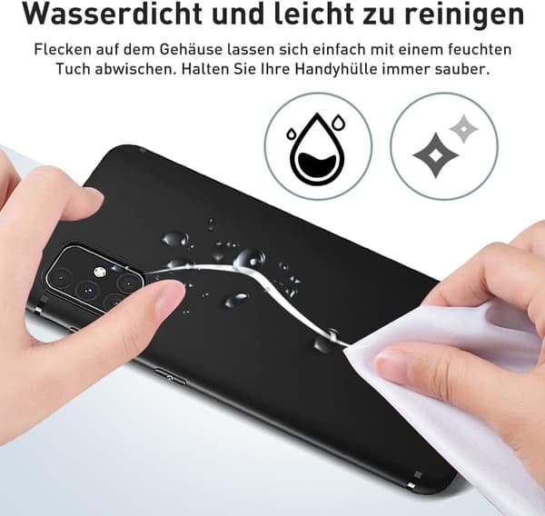 SILIKONE ETUI TIL SAMSUNG GALAXY A71 SORT MAT LYS SM-A715F