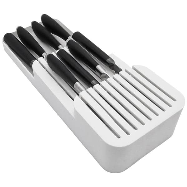 KNIVORGANIZERBLOCK LÅDINSATS vit