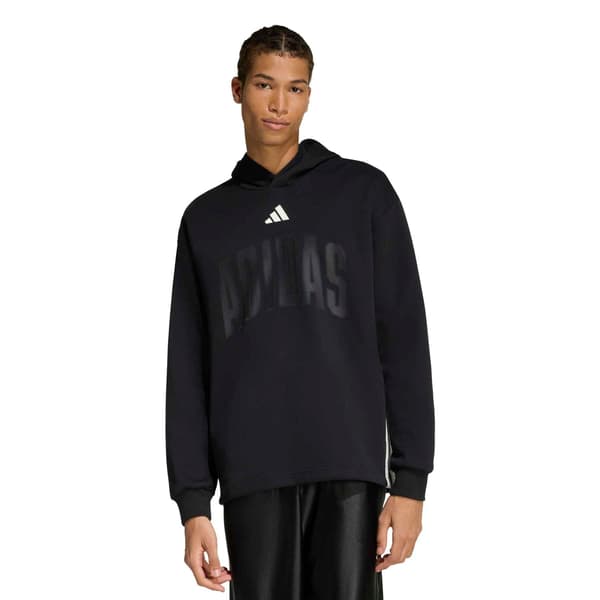 Herre adidas STADIUM hættetrøje sort KD0287 størrelse M