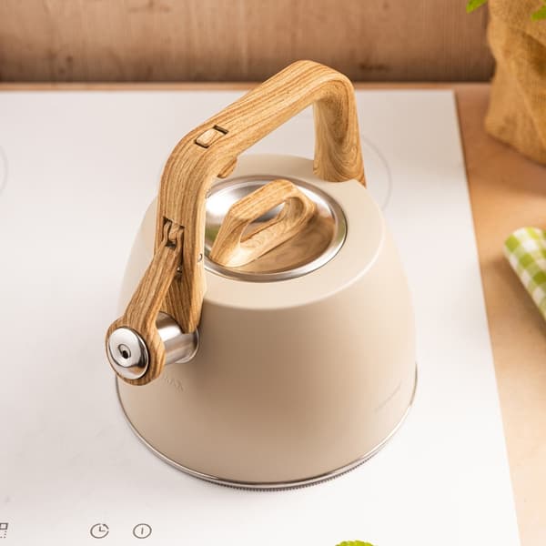 STÅLKEDEL MED FLØJTE 2,5L KLAUSBERG KB-7917