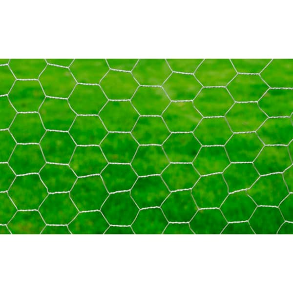 vidaXL Galvaniserat stålnätstaket 25x0,5 m silver