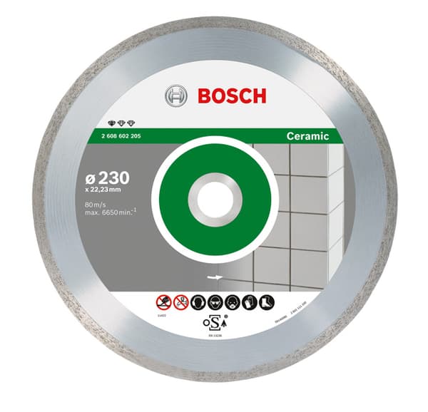 BOSCH DIAMANTSKIVE 230x22 TIL KERAMIK