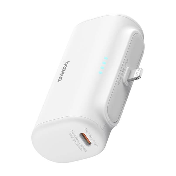 Powerbank OS-Baseus Compact IP 5000mAh 20W (vit)