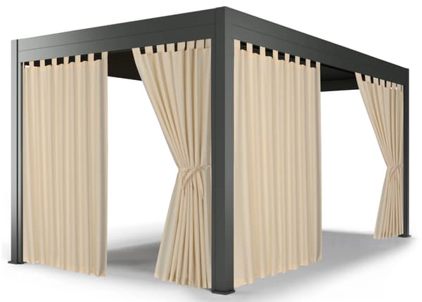Terrassehavegardiner R 155x220 ecru
