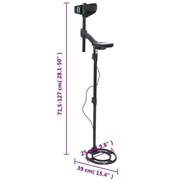 vidaXL Metalldetektor med precision 18 cm
